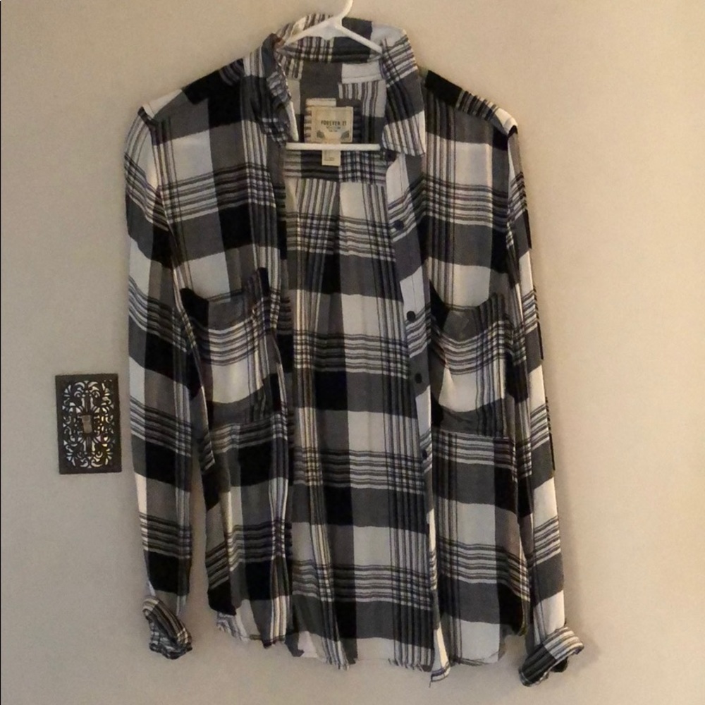 Black/white Flannel